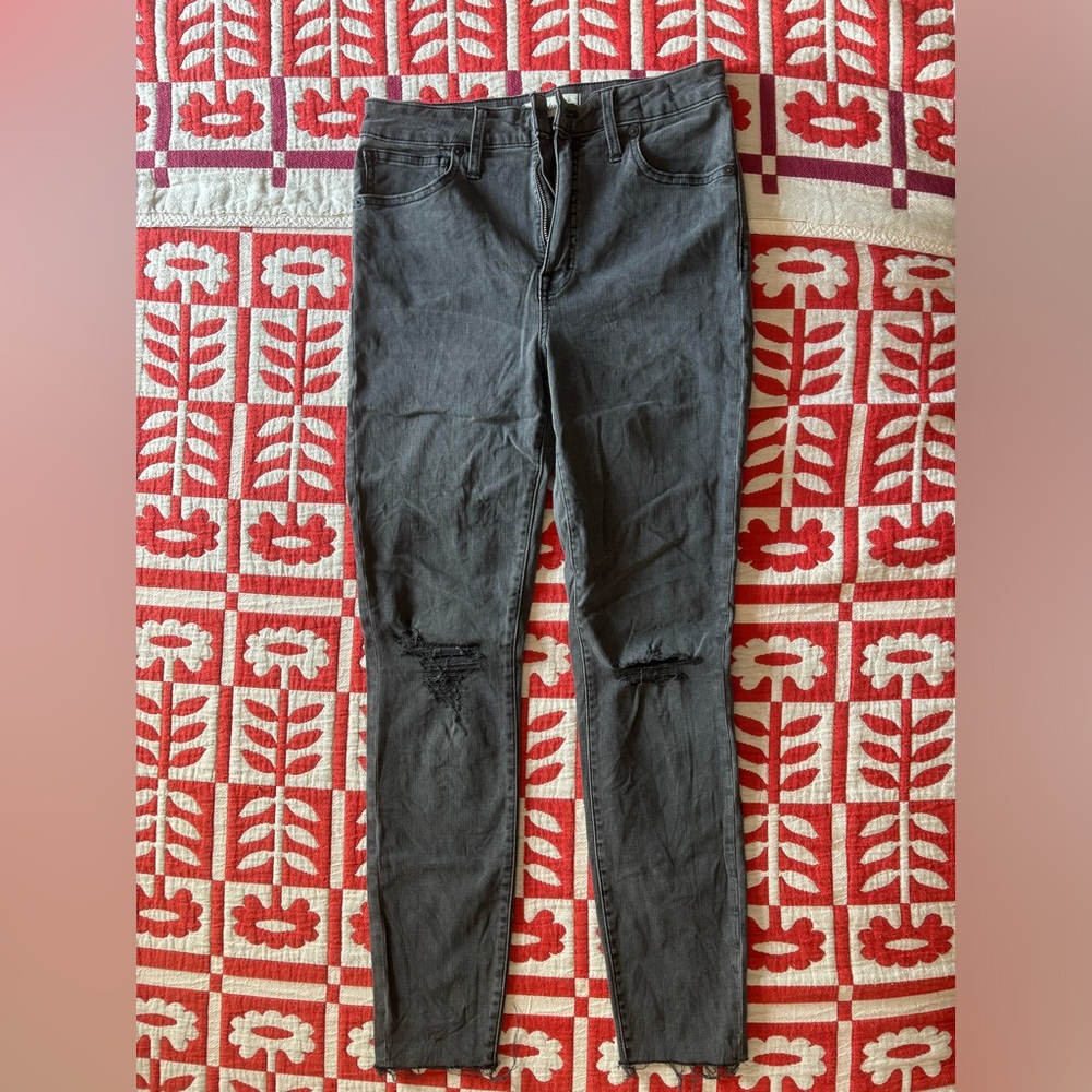 Madewell high rise skinny jeans sz 27